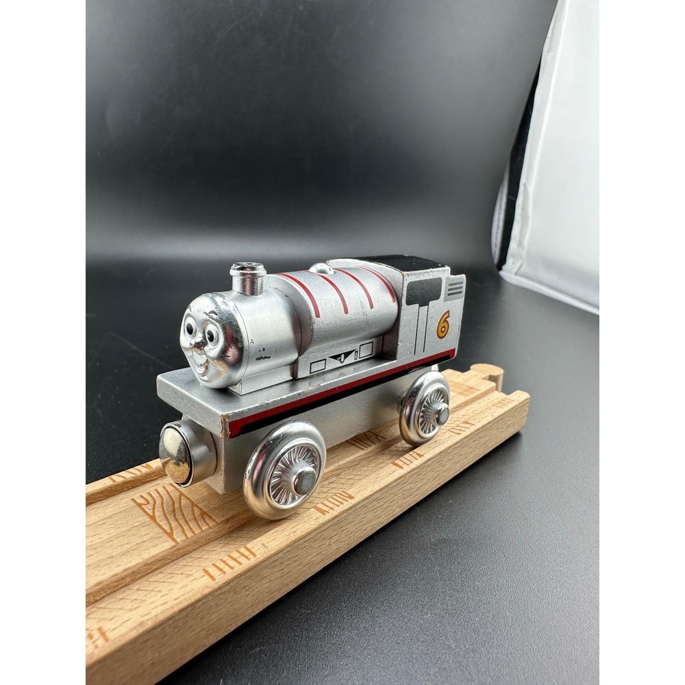 Learning Curve Thomas Wooden Railway Percy 60th Anniversary Silver Train 2003